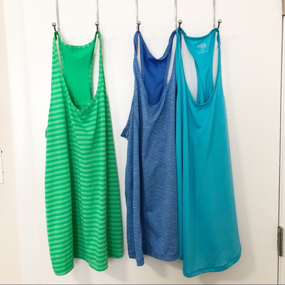 3 danskin racerback tanks